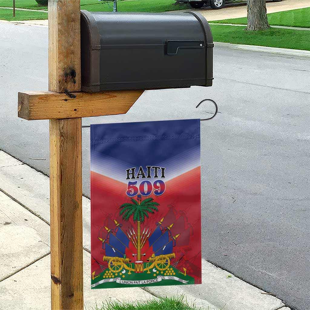Afro Haiti 509 Garden Flag Repiblik d Ayiti