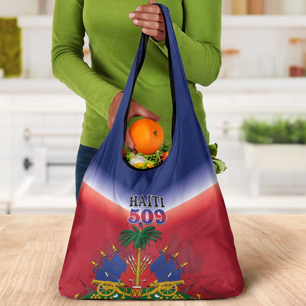 Afro Haiti 509 Grocery Bag Repiblik d Ayiti