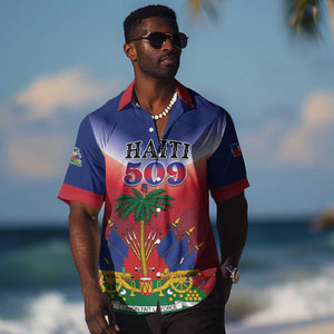 Personalized Afro Haiti 509 Hawaiian Shirt Repiblik d Ayiti