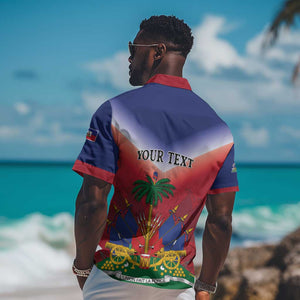 Personalized Afro Haiti 509 Hawaiian Shirt Repiblik d Ayiti