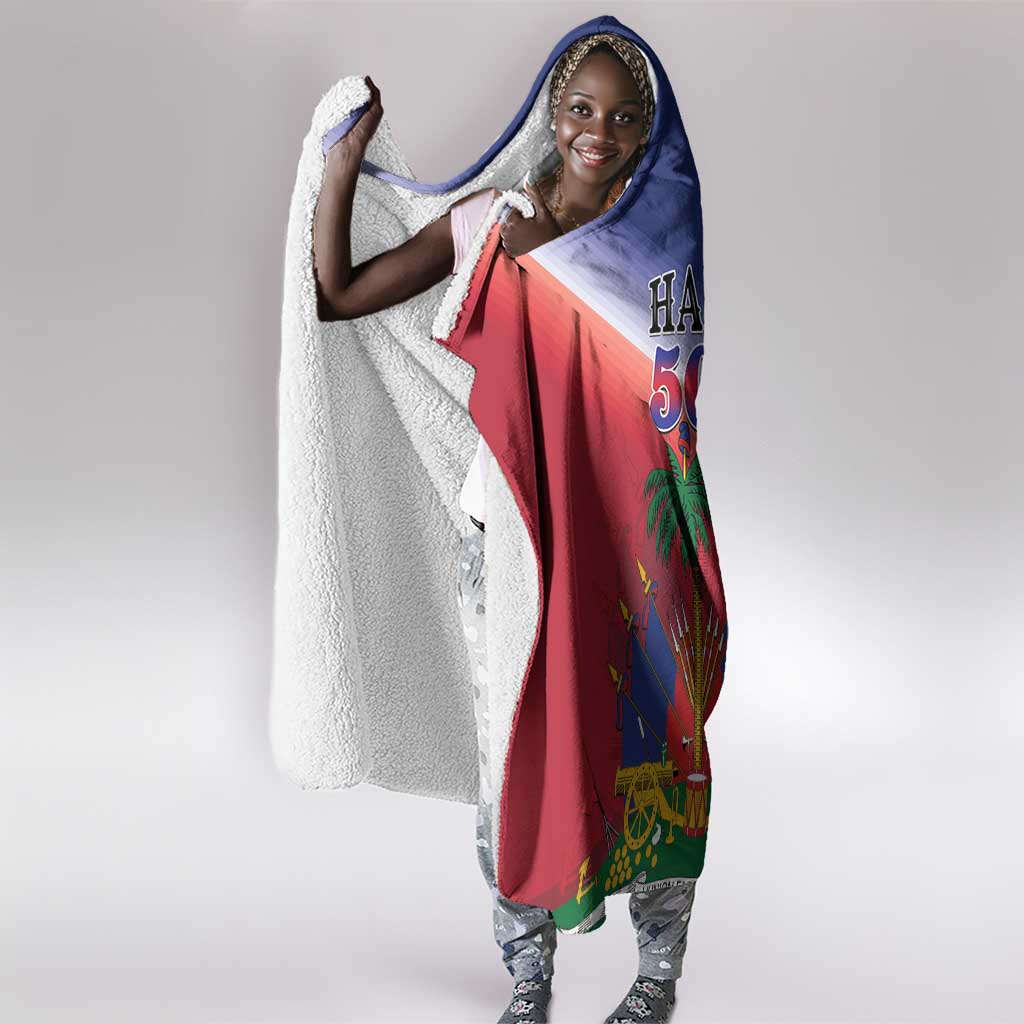 Afro Haiti 509 Hooded Blanket Repiblik d Ayiti