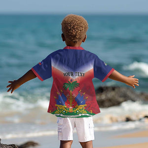 Personalized Afro Haiti 509 Kid Hawaiian Shirt Repiblik d Ayiti