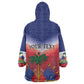 Personalized Afro Haiti 509 Kid Wearable Blanket Hoodie Repiblik d Ayiti