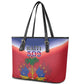 Afro Haiti 509 Leather Tote Bag Repiblik d Ayiti