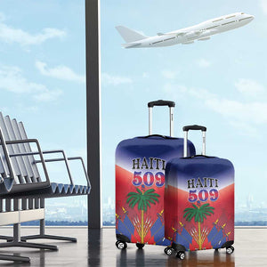 Afro Haiti 509 Luggage Cover Repiblik d Ayiti