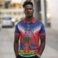 Personalized Afro Haiti 509 Polo Shirt Repiblik d Ayiti