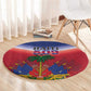 Afro Haiti 509 Round Carpet Repiblik d Ayiti