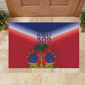 Afro Haiti 509 Rubber Doormat Repiblik d Ayiti