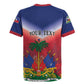 Personalized Afro Haiti 509 Rugby Jersey Repiblik d Ayiti