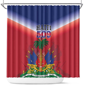 Afro Haiti 509 Shower Curtain Repiblik d Ayiti