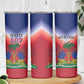 Personalized Afro Haiti 509 Skinny Tumbler Repiblik d Ayiti