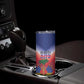 Personalized Afro Haiti 509 Skinny Tumbler Repiblik d Ayiti