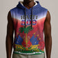 Personalized Afro Haiti 509 Sleeveless Hoodie Repiblik d Ayiti - African Pride