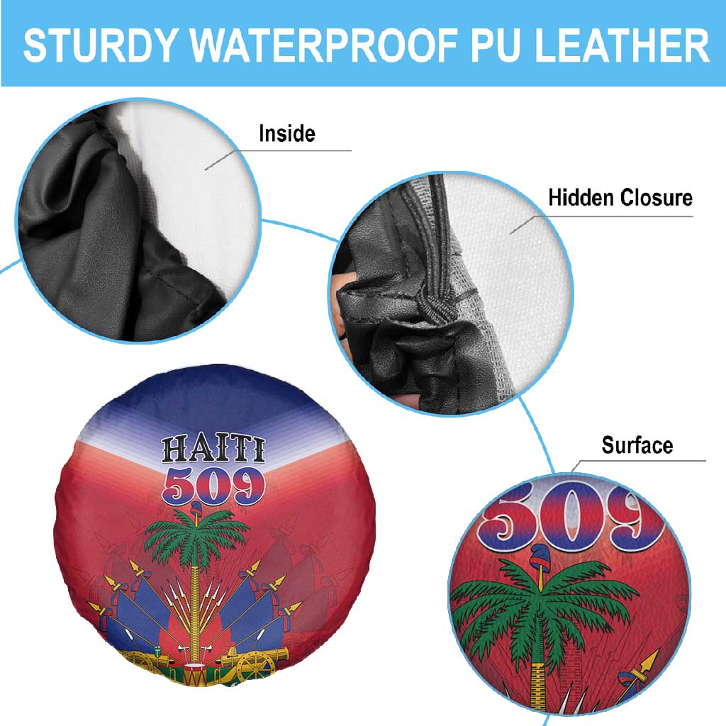Afro Haiti 509 Spare Tire Cover Repiblik d Ayiti