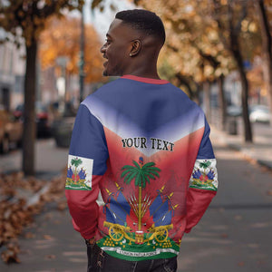 Personalized Afro Haiti 509 Sweatshirt Repiblik d Ayiti