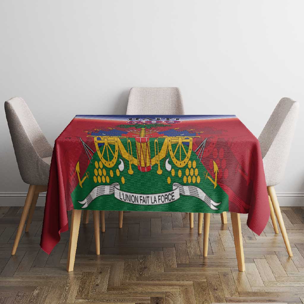 Afro Haiti 509 Tablecloth Repiblik d Ayiti