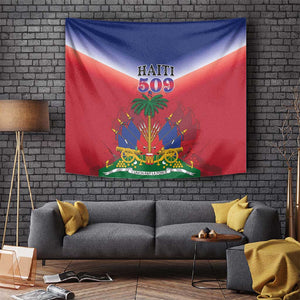 Afro Haiti 509 Tapestry Repiblik d Ayiti