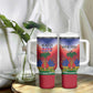 Personalized Afro Haiti 509 Tumbler With Handle Repiblik d Ayiti