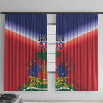 Afro Haiti 509 Window Curtain Repiblik d Ayiti