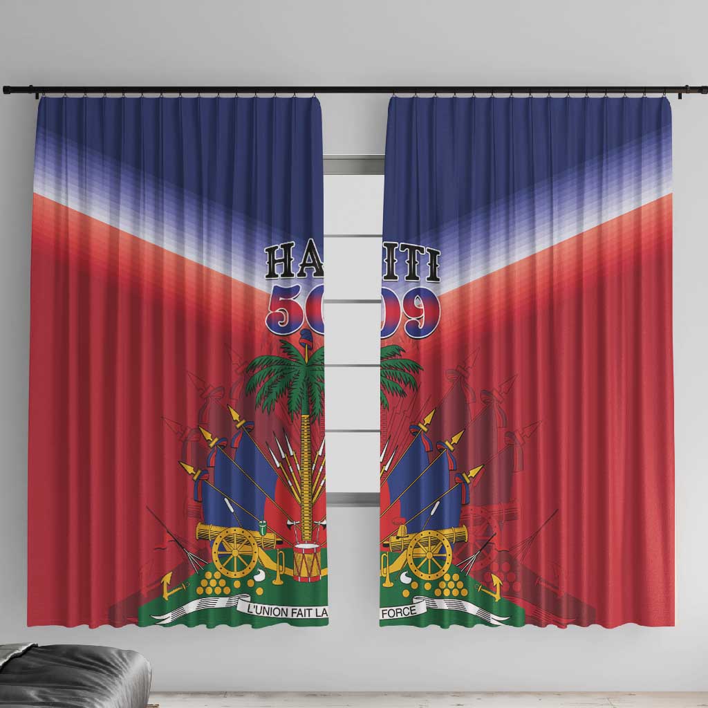 Afro Haiti 509 Window Curtain Repiblik d Ayiti
