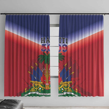 Afro Haiti 509 Window Curtain Repiblik d Ayiti