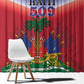 Afro Haiti 509 Window Curtain Repiblik d Ayiti