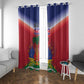 Afro Haiti 509 Window Curtain Repiblik d Ayiti