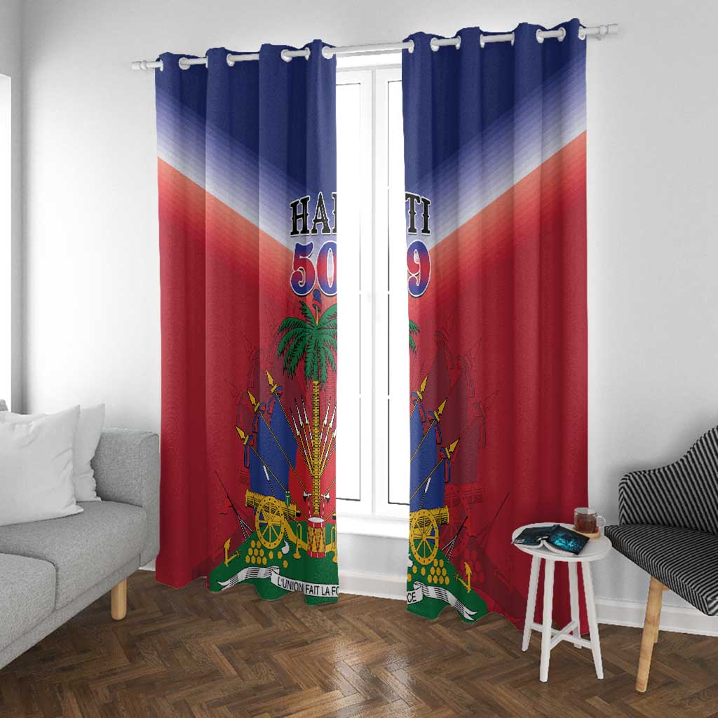 Afro Haiti 509 Window Curtain Repiblik d Ayiti