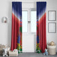 Afro Haiti 509 Window Curtain Repiblik d Ayiti