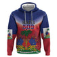 Personalized Afro Haiti 509 Zip Hoodie Repiblik d Ayiti