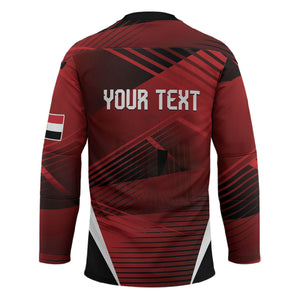 Custom Egypt 2026 World Football Hockey Jersey Yalla Masr The Pharaohs