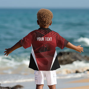 Custom Egypt 2026 World Football Kid Hawaiian Shirt Yalla Masr The Pharaohs