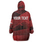 Custom Egypt 2026 World Football Kid Wearable Blanket Hoodie Yalla Masr The Pharaohs