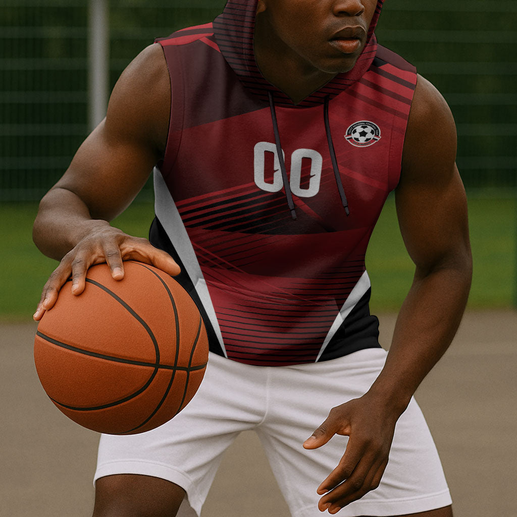 Custom Egypt 2026 World Football Sleeveless Hoodie Yalla Masr The Pharaohs