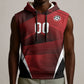 Custom Egypt 2026 World Football Sleeveless Hoodie Yalla Masr The Pharaohs