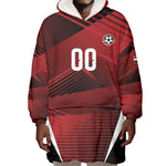 Custom Egypt 2026 World Football Wearable Blanket Hoodie Yalla Masr The Pharaohs