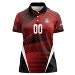 Custom Egypt 2026 World Football Women Polo Shirt Yalla Masr The Pharaohs