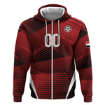 Custom Egypt 2026 World Football Zip Hoodie Yalla Masr The Pharaohs
