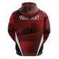 Custom Egypt 2026 World Football Zip Hoodie Yalla Masr The Pharaohs