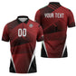 Custom Egypt 2026 World Football Zipper Polo Shirt Yalla Masr The Pharaohs