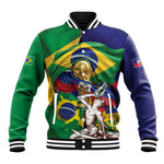 Personalized Brazil Haiti 2026 World Football Baseball Jacket Come On Boys
