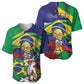 Personalized Brazil Haiti 2026 World Football Baseball Jersey Come On Boys