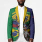Personalized Brazil Haiti 2026 World Football Blazer Come On Boys