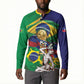 Personalized Brazil Haiti 2026 World Football Button Sweatshirt Come On Boys