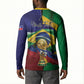 Personalized Brazil Haiti 2026 World Football Button Sweatshirt Come On Boys