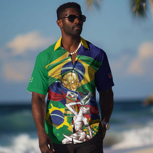 Personalized Brazil Haiti 2026 World Football Hawaiian Shirt Come On Boys