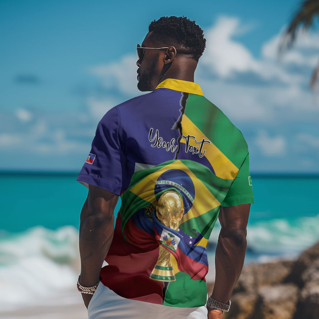 Personalized Brazil Haiti 2026 World Football Hawaiian Shirt Come On Boys