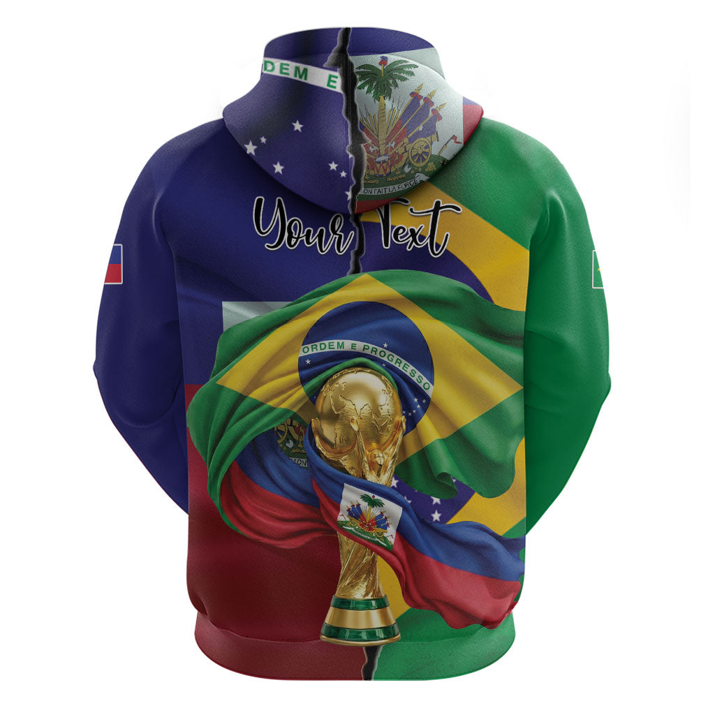 Personalized Brazil Haiti 2026 World Football Hoodie Come On Boys