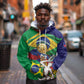 Personalized Brazil Haiti 2026 World Football Hoodie Come On Boys