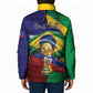 Personalized Brazil Haiti 2026 World Football Padded Jacket Come On Boys